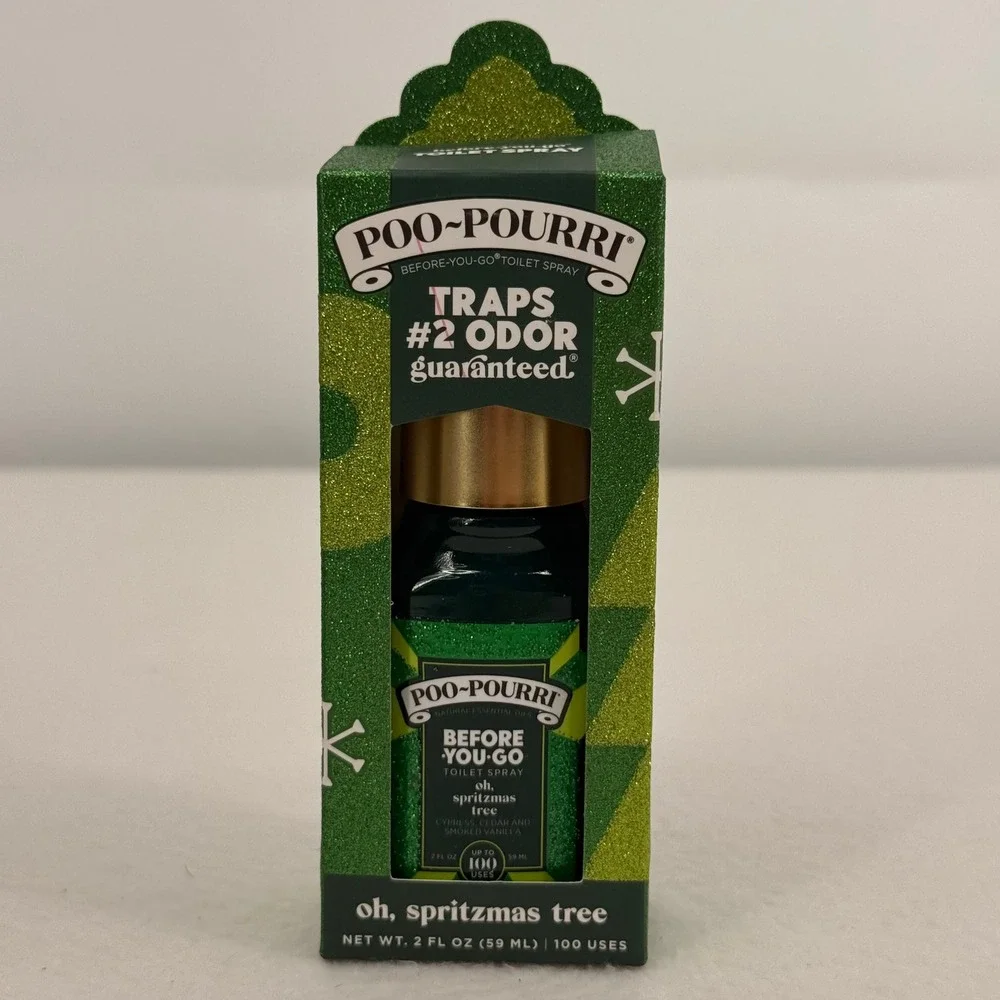 Poo-Pourri Oh Spritzmas Tree Before-You-Go Toilet Spray 2oz Holiday Scent 02046